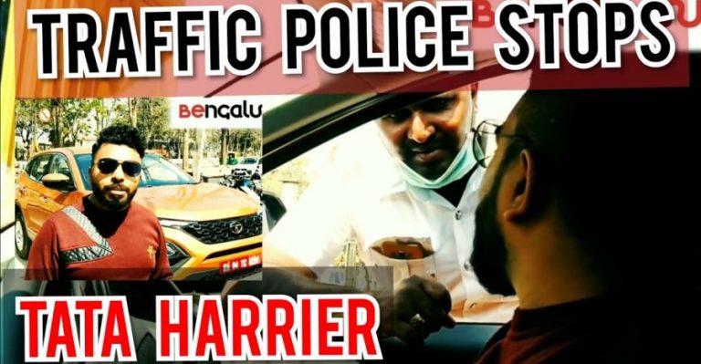 Tata Harrier Traffic Police Featured