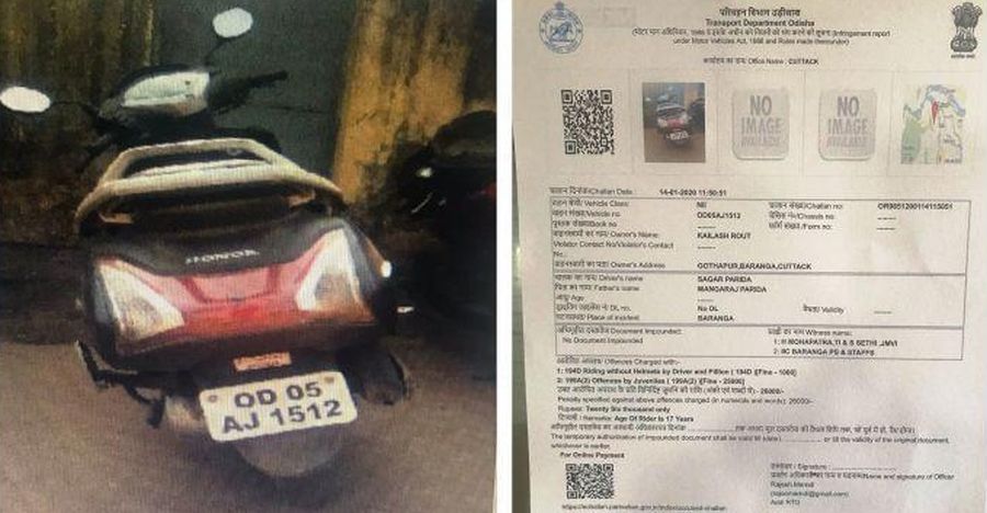 Father FINED Rs. 26,000 for letting minor son ride his scooter