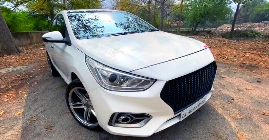 Tastefully modified Hyundai Verna on video: Check it out