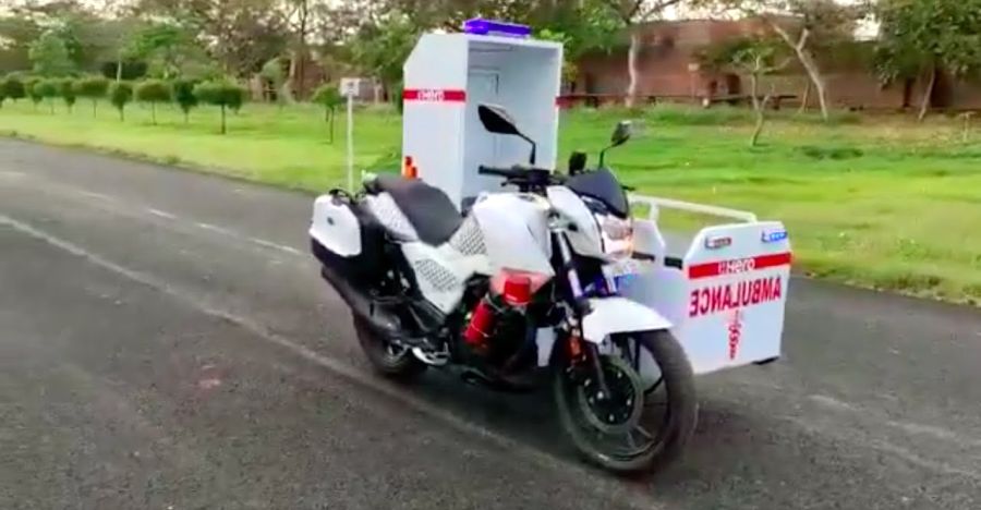 Hero Motocorp Xtreme 200r Bike Ambulance Featured