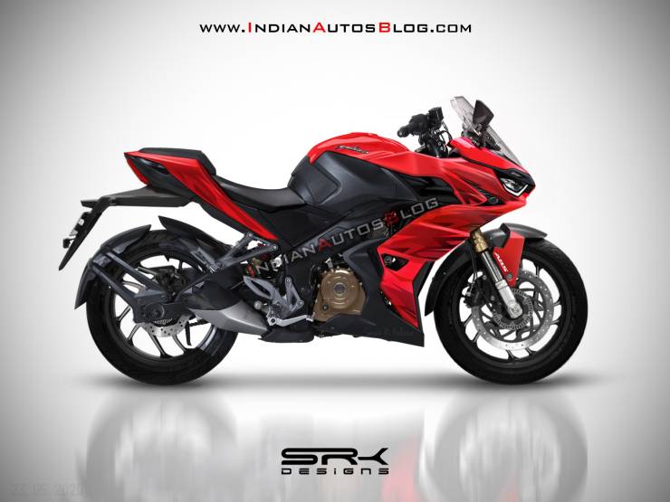 Bajaj Pulsar Rs400 Fully Faired This Is What It May Look Like
