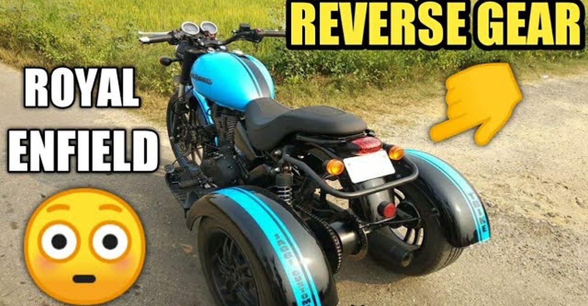 Custom-built trike based on Royal Enfield Thunderbird X comes with a reverse gear [Video]