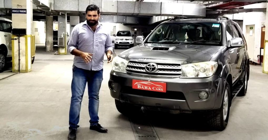 Well maintained used Toyota Fortuner selling for Rs 7 95 