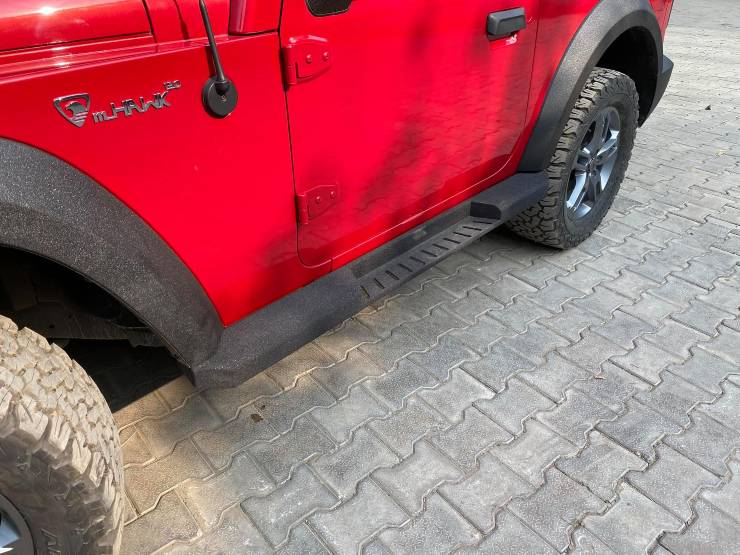 2020 Mahindra Thar with new grille & bumper looks like a Jeep Wrangler