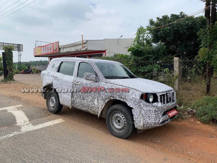 All-new Mahindra Scorpio entry-level base variant spied testing