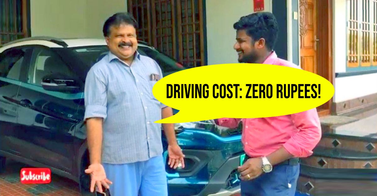 Tata Nexon EV owner explains how he uses the electric SUV for free using solar power [Video]