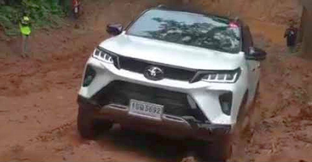 Toyota Fortuner Legender shows off its mud plugging skills with 500 Nm of brute torque