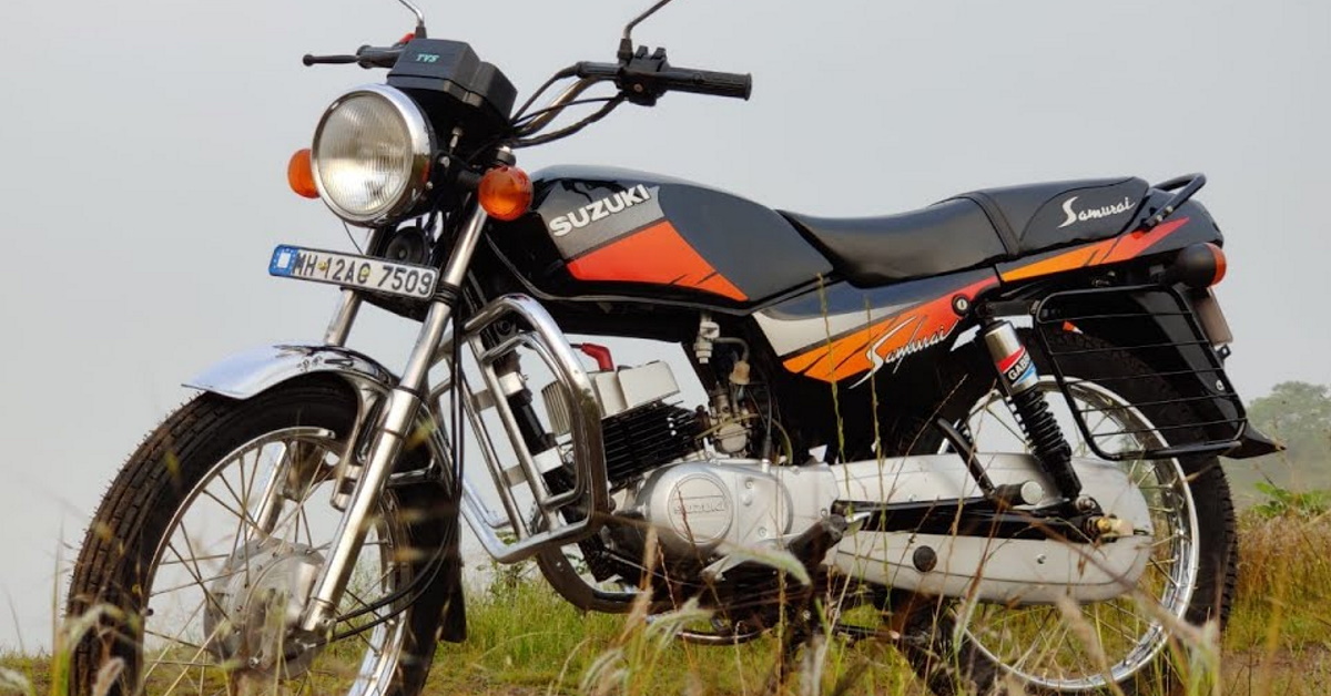 TVS Suzuki Samurai motorcycle beautifully restored in a video