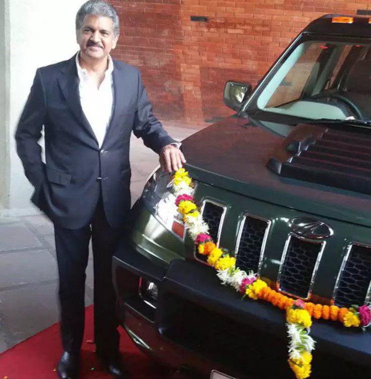 Anand Mahindra & the SUVs he’s owned over the years