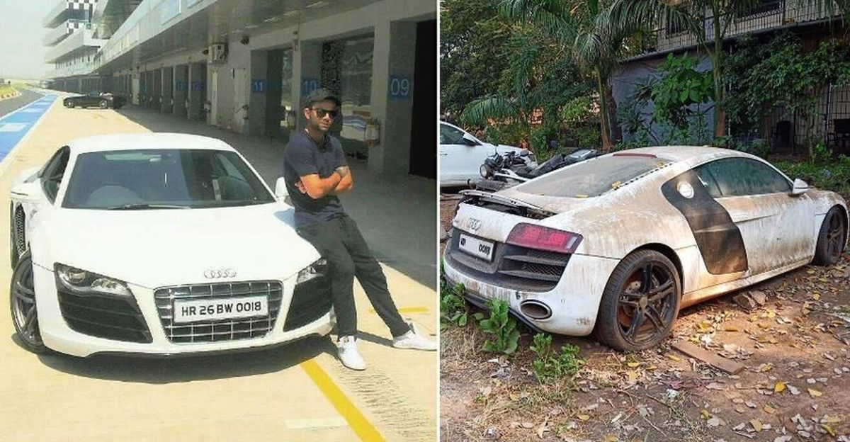 Multi-crore Audi R8 supercar once owned by Virat Kohli now abandoned, & left to rot