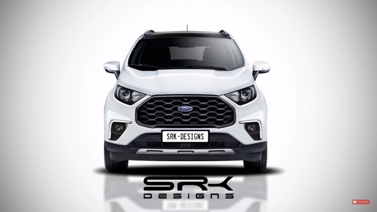 2021 Ford Ecosport compact SUV: New render based on latest spyshots