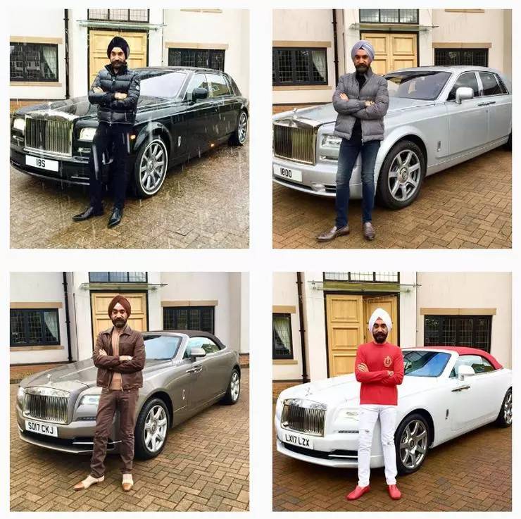 Rolls Royce-OBSESSED billionaire Sardar has a Rolls Royce for every turban colour