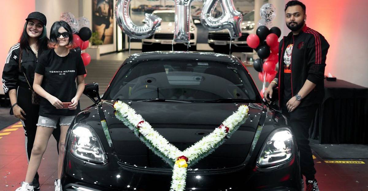 Millionaire Amit Singh gets a new Porsche 718 Cayman GT4 sports car