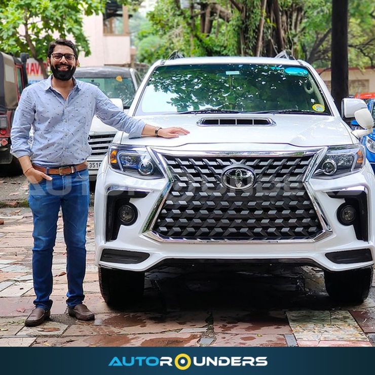 This modified type 2 Toyota Fortuner with aftermarket body kit wants to be a Lexus