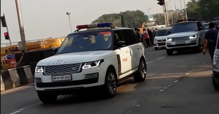 A 20-car convoy of Ambani family includes Rolls Royces & Range Rovers