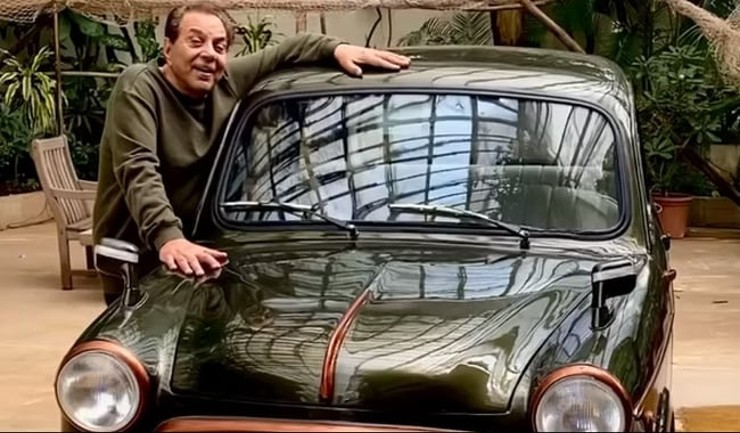 Actor Dharmendra posts video of his first car – a 62 year-old Fiat