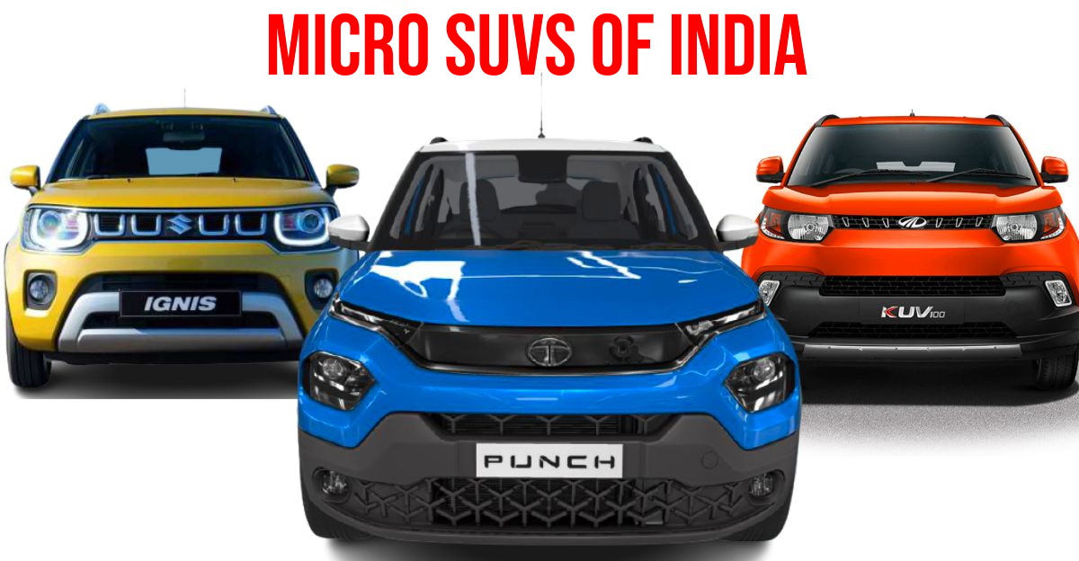 Micro SUVs of India: Maruti Ignis to Tata Punch