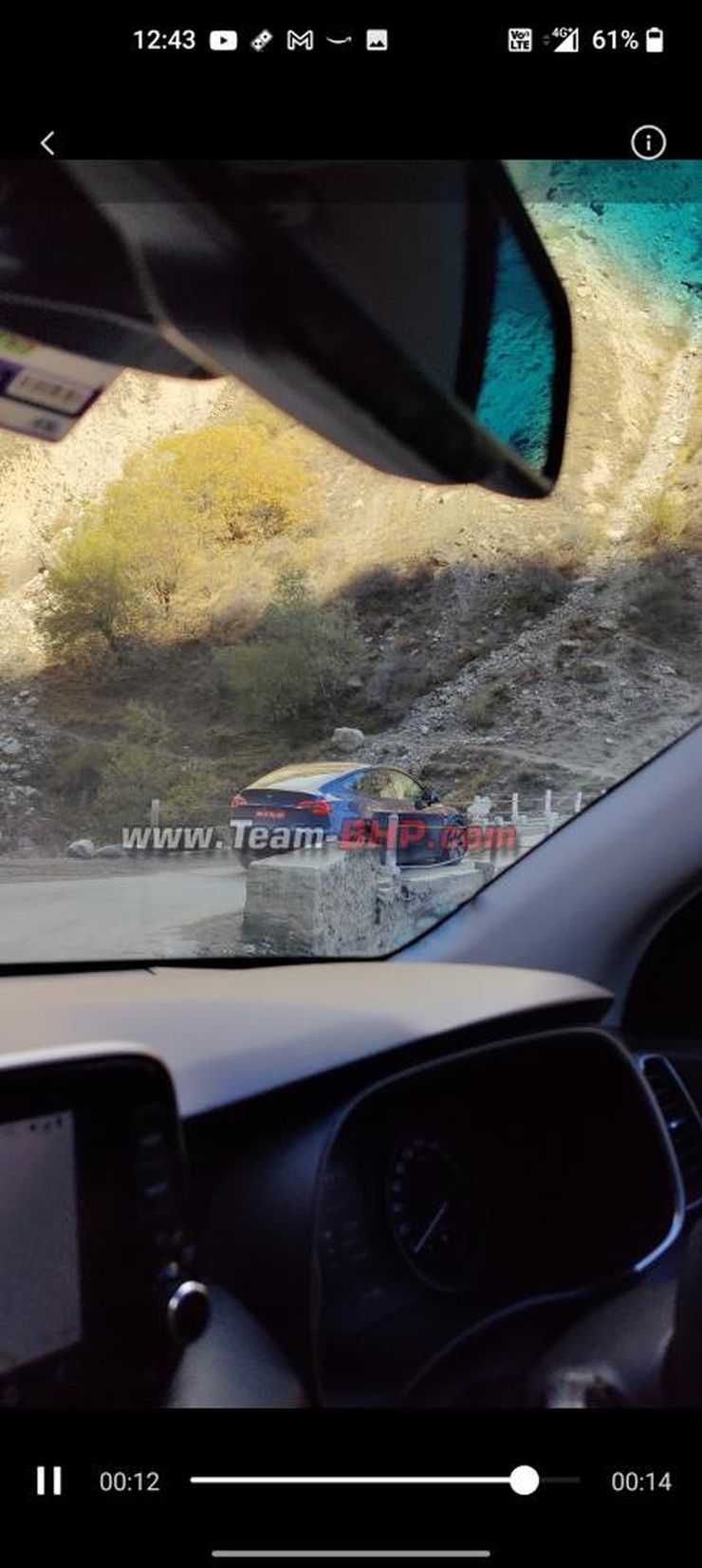 Tesla Model Y SUV spied testing in Himachal Pradesh ahead of its India launch