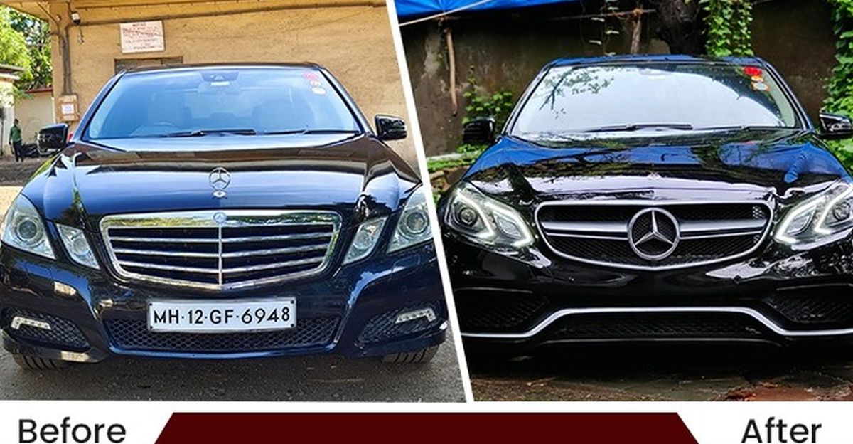 Mercedes-Benz E-Class neatly converted to look like facelifted AMG version