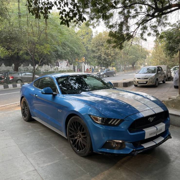 Olympic Gold Medalist Neeraj Chopra’s Ford Mustang in a walk around video