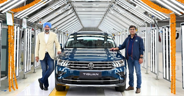 Production of Volkswagen Tiguan facelift begins in Aurangabad before official launch