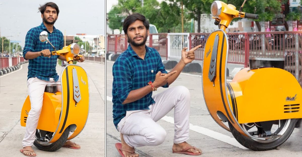 Vlogger builds self-balancing one wheel electric scooter at home, shares instructions on build