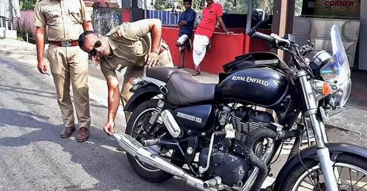 Goa police seizes 40 motorcycles – mainly Royal Enfields – for modified silencers