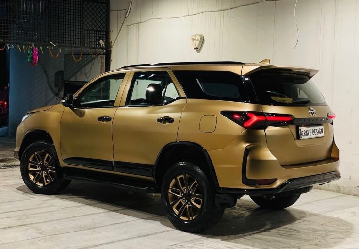 Toyota Fortuner Transformed: Meet India's First Legender With Exotic Gold Envelope!