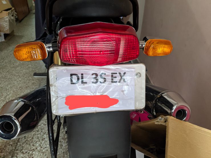 Delhi girl unable to drive scooty because of 'sex' number plate