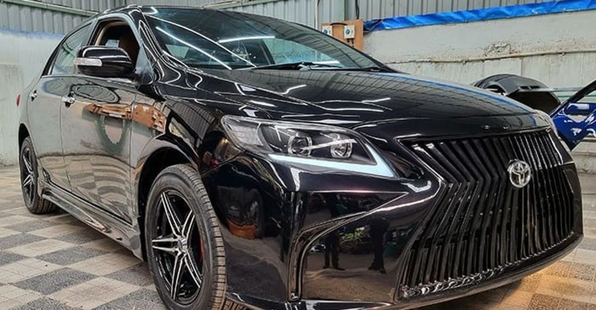 This modified Toyota Corolla Altis wants to be a Lexus [Video]