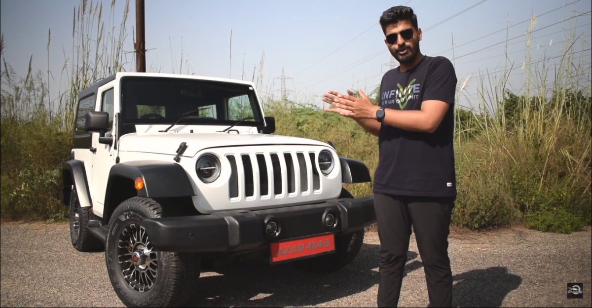 Old-generation Mahindra Thar neatly modified to look like a Jeep Wrangler  [Video]