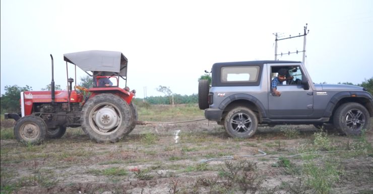 Mahindra Thar vs Tractor: Who’ll win in a tug of war [Video]