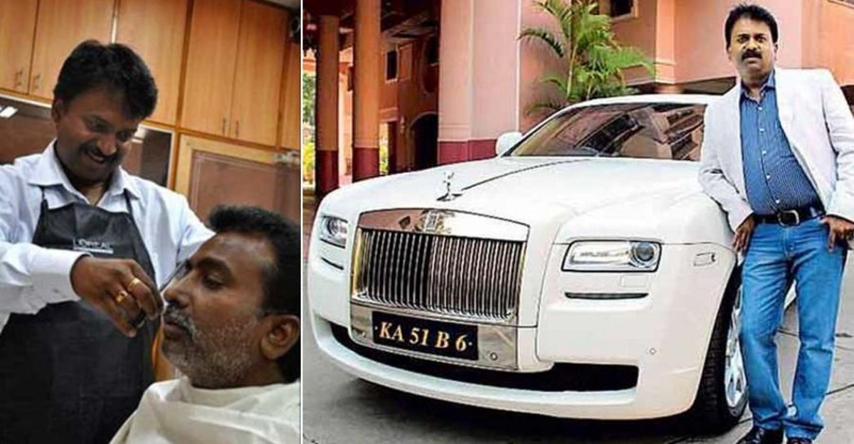 Indian Barber owns a Rolls Royce Ghost & many other luxury cars: How did he do it?