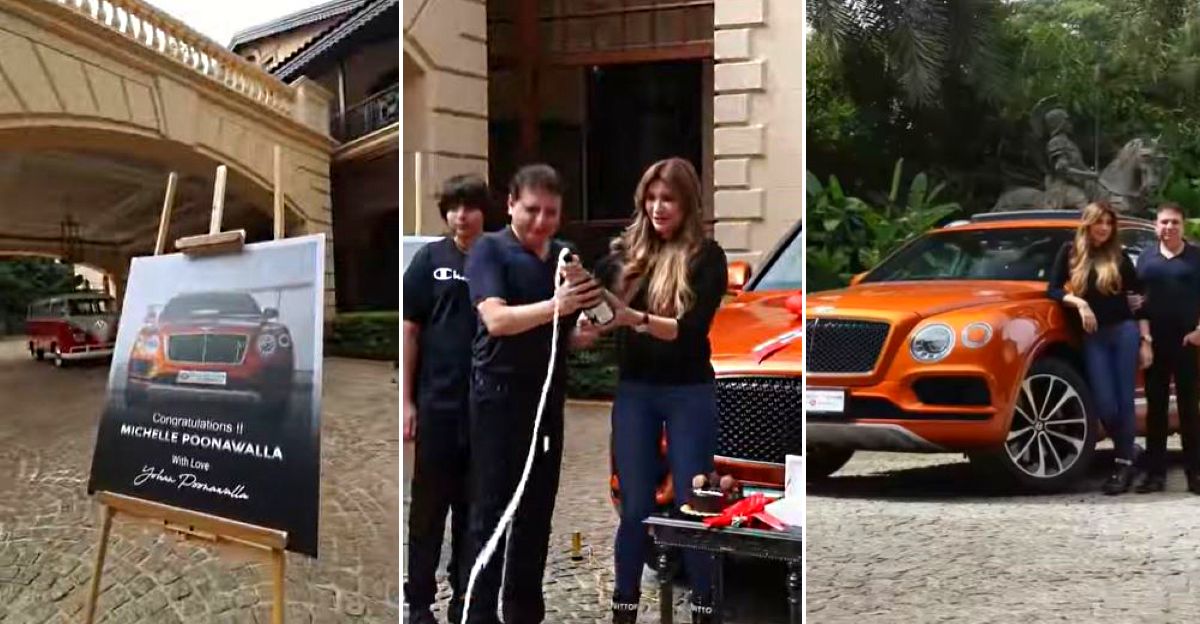 Yohan Poonawalla gifts wife Michelle a Bentley Bentayga luxury SUV