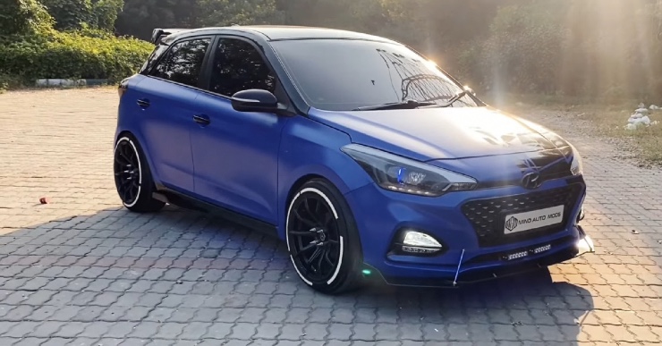 Lowered Hyundai i20 with matte wrap looks stunning [Video] - TRACED NEWS