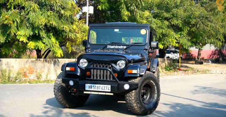 Fully modified old-generation Mahindra Thar 4×4 SUV for sale at Rs 8.25 lakh