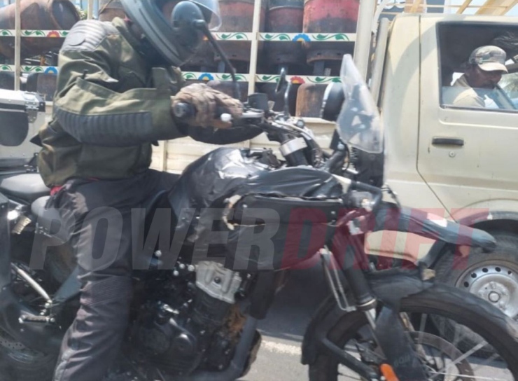 Royal Enfield Himalayan 450 spotted first time in India