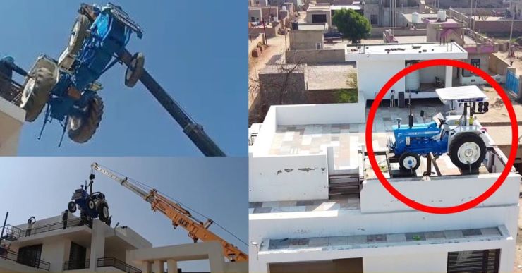 This Ford 3600 tractor parked on a rooftop in Rajasthan is not a replica [Video]