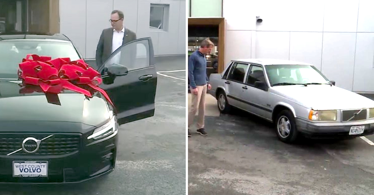 Owner Completes 16 Lakh Kms In His 1991 Volvo Sedan: Volvo Gifts Him A New  Car [Video]
