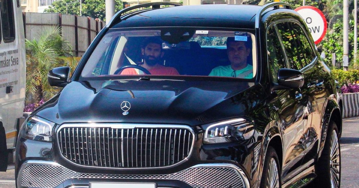 Bollywood actor Aditya Roy Kapoor spotted driving a Mercedes-Maybach GLS600