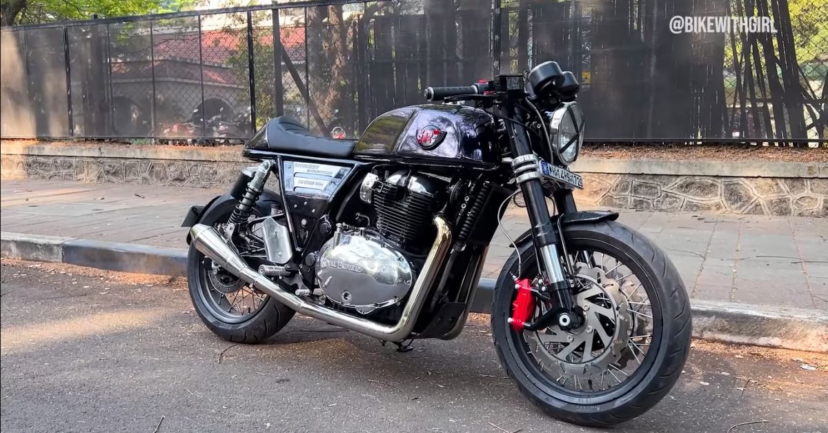 This Royal Enfield Continental GT gets a 865cc big bore kit & other modifications worth Rs. 4.5 lakh [Video]