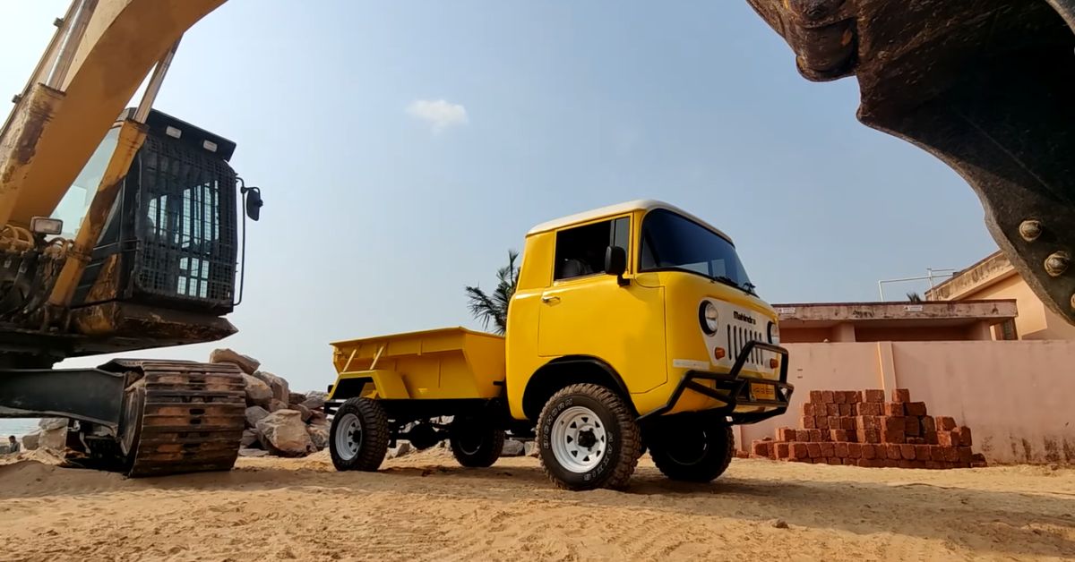 This modified Mahindra FJ-460 DX pick-up truck looks beautiful [Video]