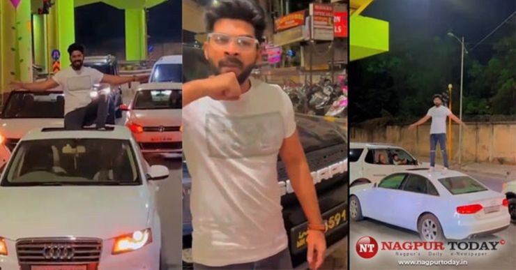 Nagpur Cops seize 5 vehicles including Audi & Scorpio after video of youth doing stunts on the car goes viral