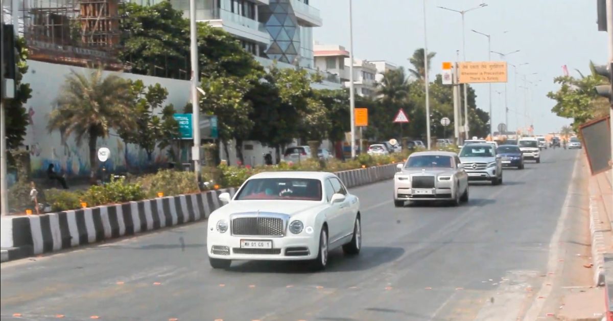 Ambani family spotted in their Rolls Royce Phantom & Bentley Mulsanne [Video]