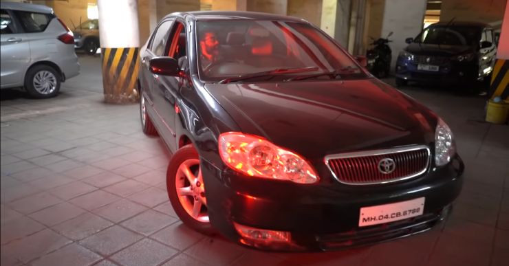 This neat looking 2004 model Toyota Corolla generates 250 Hp!