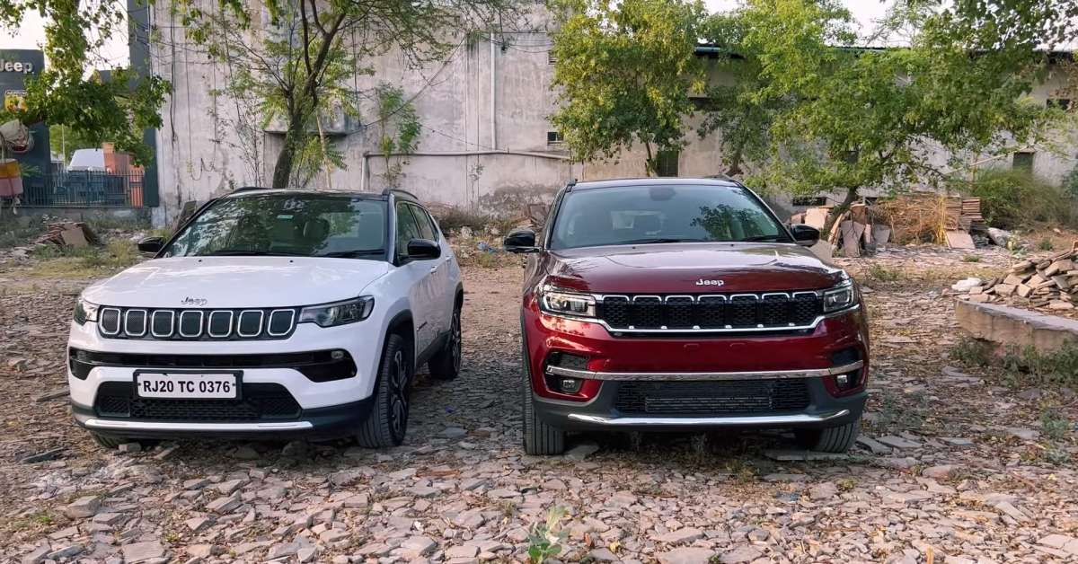 Jeep Compass & Meridian SUVs compared on video