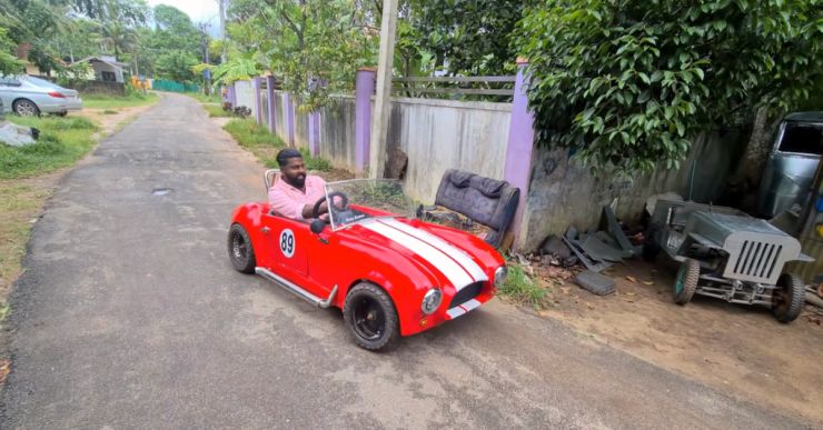 India’s first hand-made mini Shelby Cobra working model on video