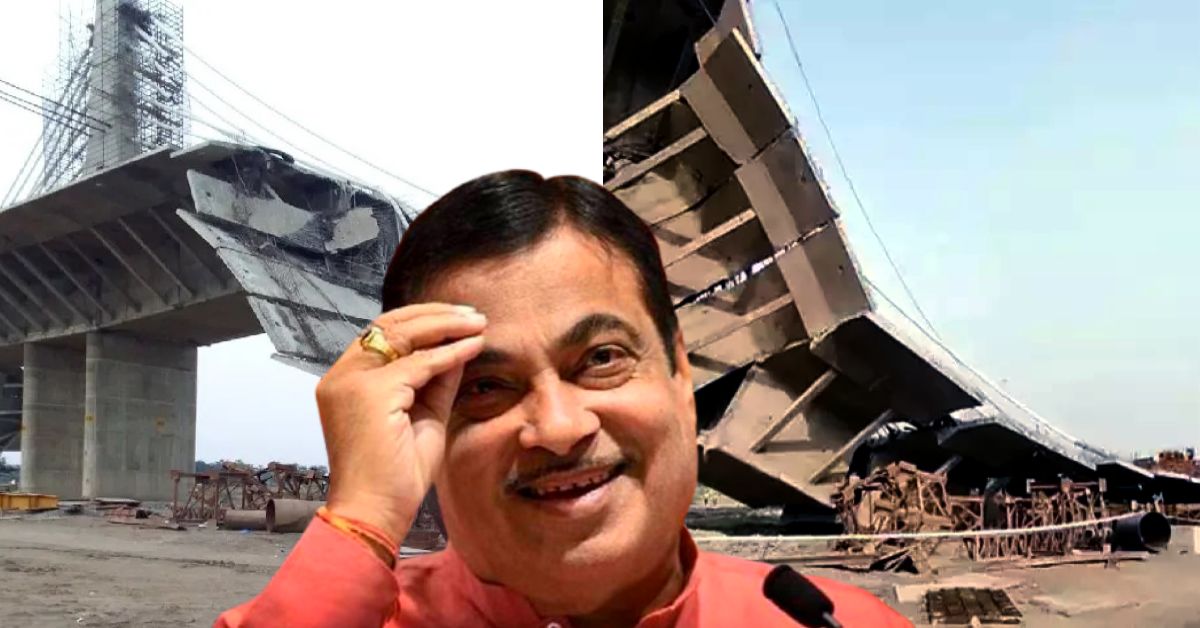 Nitin Gadkari amazed after IAS officer blames strong winds for bridge collapse in Bihar