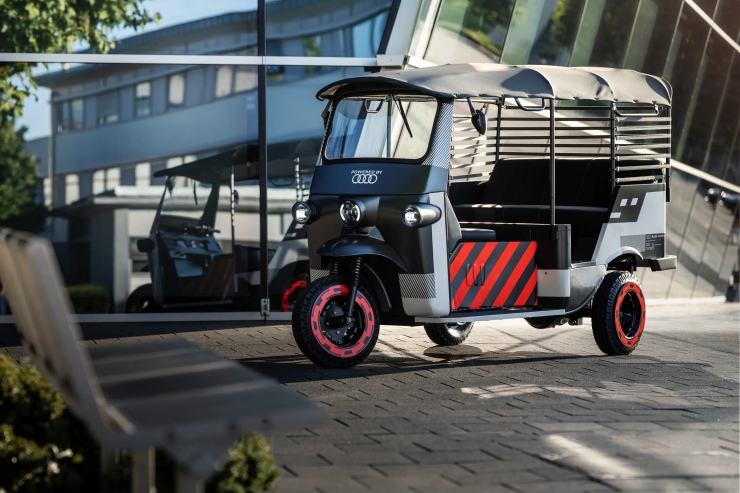 Audi uses e-Tron batteries to power electric autorickshaws