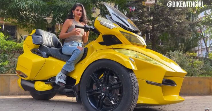 Can-Am Spyder trike on Indian roads makes people go crazy: Proof [Video]